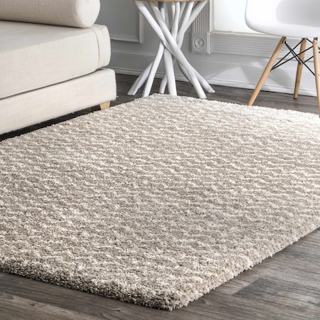 Nuloom Cuellar Chevron Shag Area Rug 5ft x 8ft MLSH02D-508